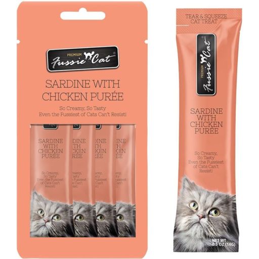 888641139323 2 oz Sardine Cat Treat with Chicken Puree - 18 Count