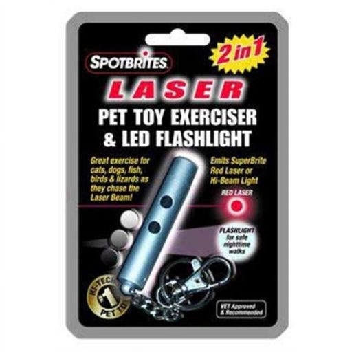 Ethical Products 773202 Spotbrite Laser Pet Toy 2 In 1
