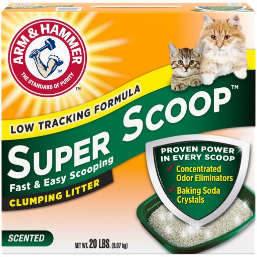 Arm Hammer Super Scoop Clumping Litter Fresh Scent  20 lb