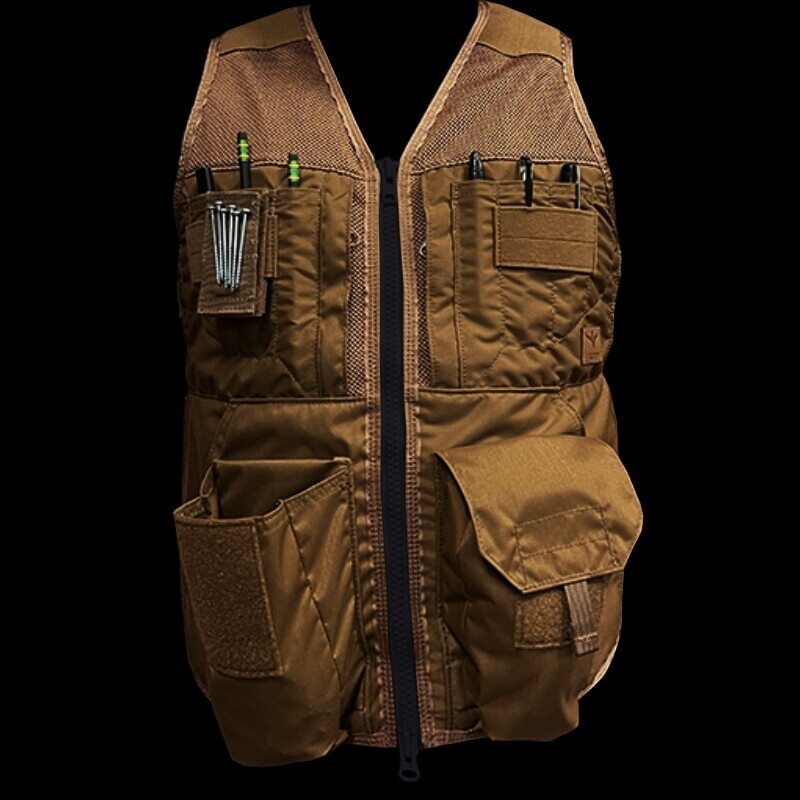 1819 Work Vest™ (12 pockets), Color: Coyote, Size: Small