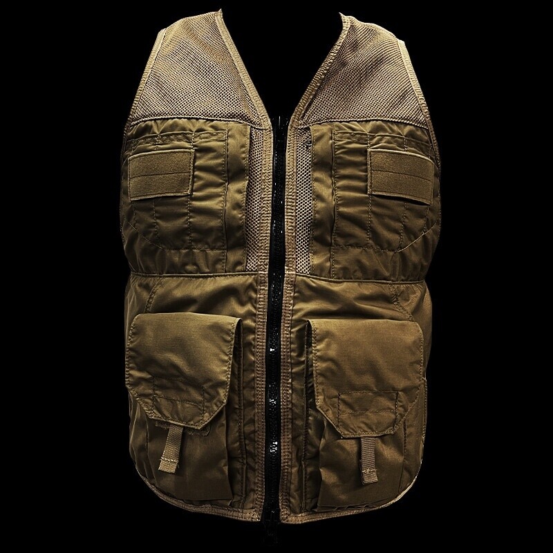 1824 Work Vest™ (Full Mesh Back), Color: Coyote, Size: Small