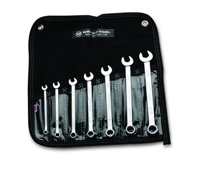 Combination Wrench Set, SAE, 12 Point, WRIGHTGRIP® 2.0, Satin Finish, 7 Pieces, 1/4&quot; - 5/8&quot; Set Number 705