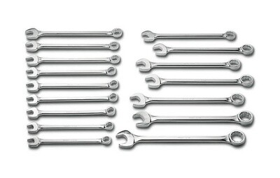 Combination Wrench Set, SAE, 12 Point, WRIGHTGRIP® 2.0, Satin Finish, 16 Pieces, 1-5/16" - 2-1/2" Set Number 730