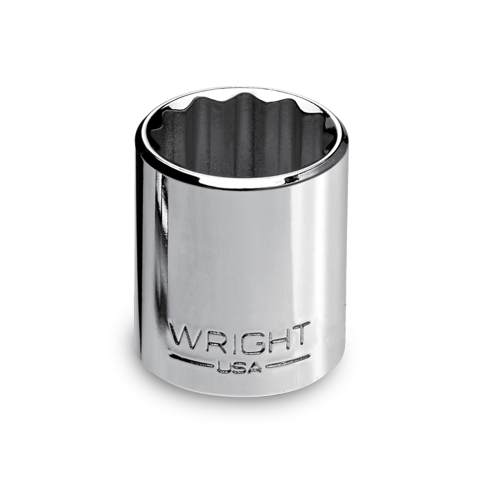 1/4&quot; Drive, Standard Hand Socket, SAE, 12 Point
