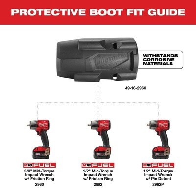 M18 FUEL™ Mid-Torque Impact Wrench Protective Boot 49-16-2960