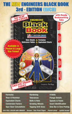 Engineers Black Book - 3rd Edition INCH Large Workbench Edition