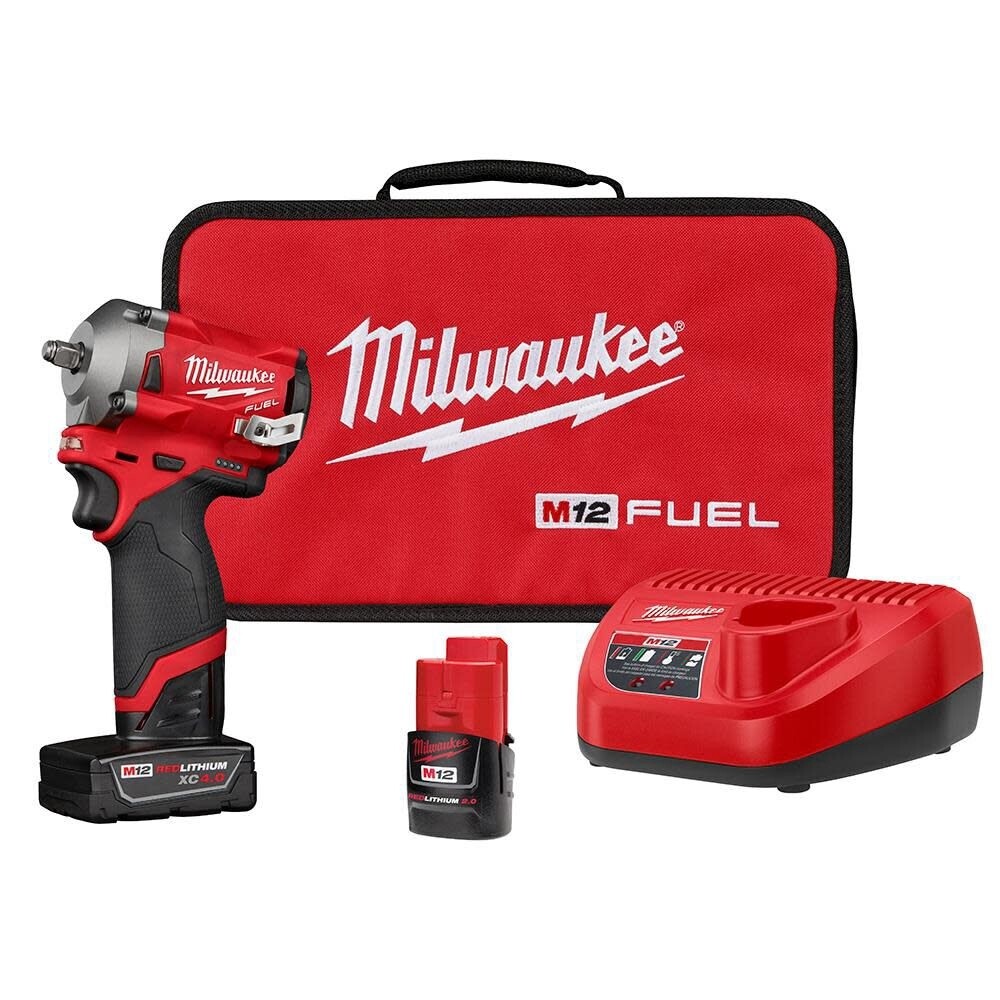 M12 FUEL™ 3/8&quot; Stubby Impact Wrench Kit 2554-22