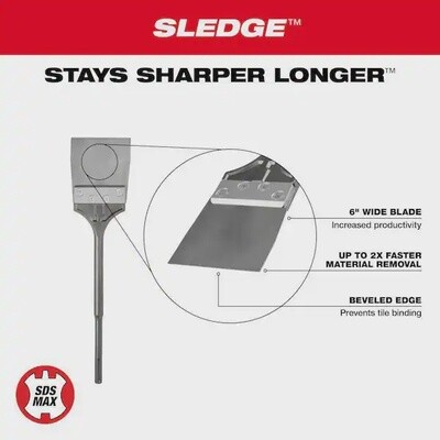 SDS MAX SLEDGE™ Floor Scraper 48-62-4096