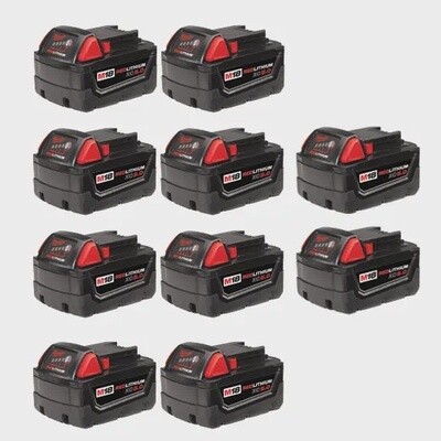 M18™ REDLITHIUM™ XC5.0 Extended Capacity Battery (10 Pk) 48-11-1851