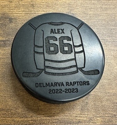 Engraved Hockey Puck