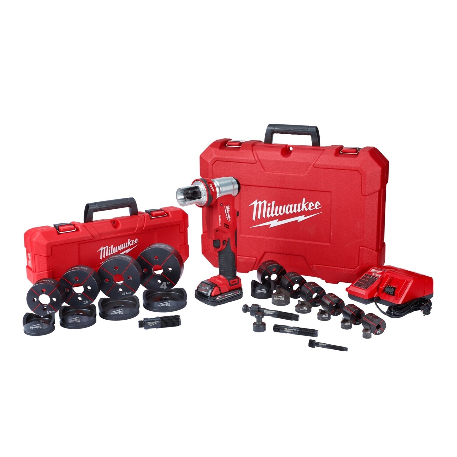 M18™ FORCE LOGIC™ 6T Knockout Tool 1/2&quot; - 4&quot; Kit 2677-23