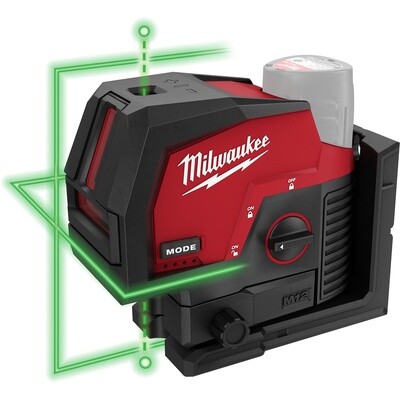 M12™ Green Cross Line and Plumb Points Laser Tool Only 3622-20