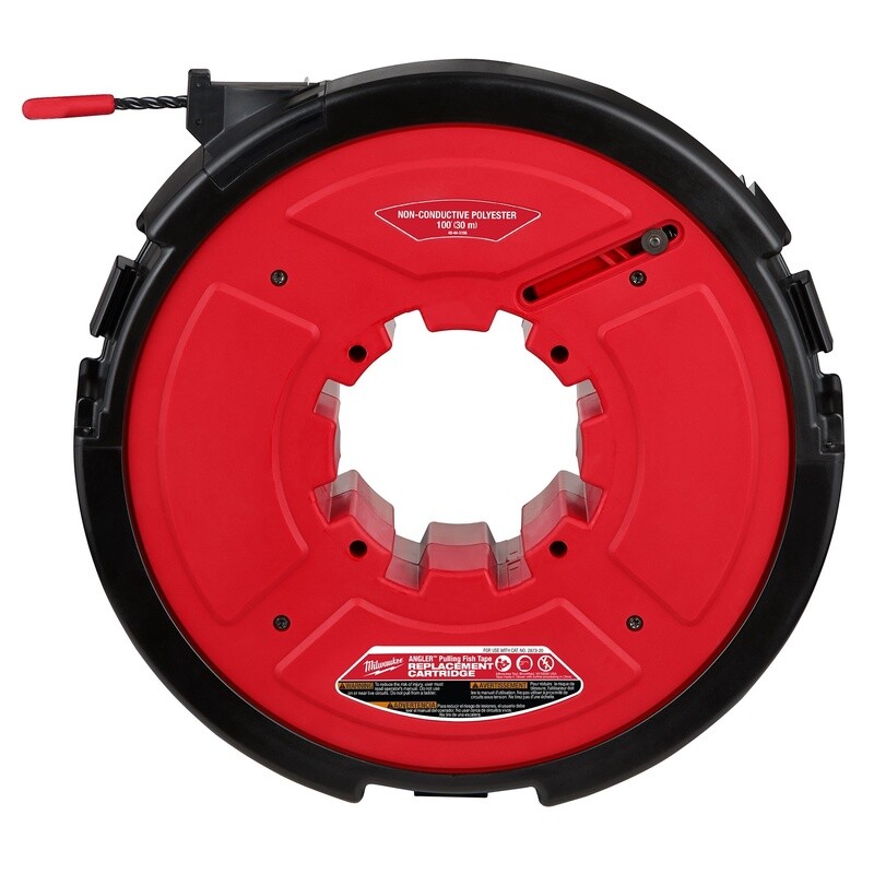 M18 FUEL™ ANGLER™ 100&#39; Non-Conductive Polyester  48-44-5195Pulling Fish Tape Replacement Cartridge