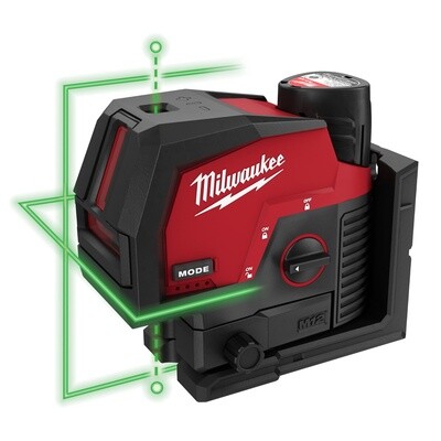 M12™ Green Cross Line &amp; Plumb Points Laser Kit 3622-21
