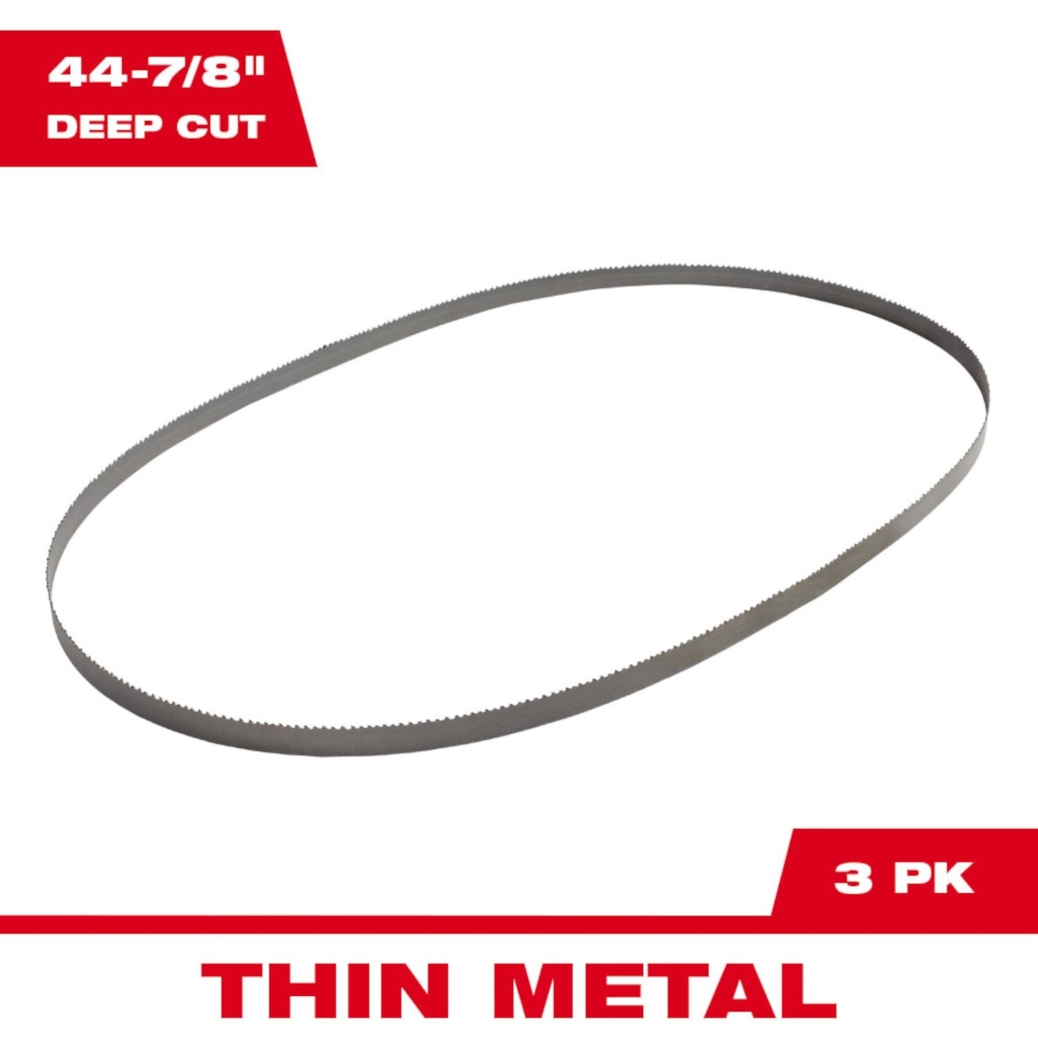 24 TPI Standard Deep Cut Portable Band Saw Blade 3PK 48-39-0531