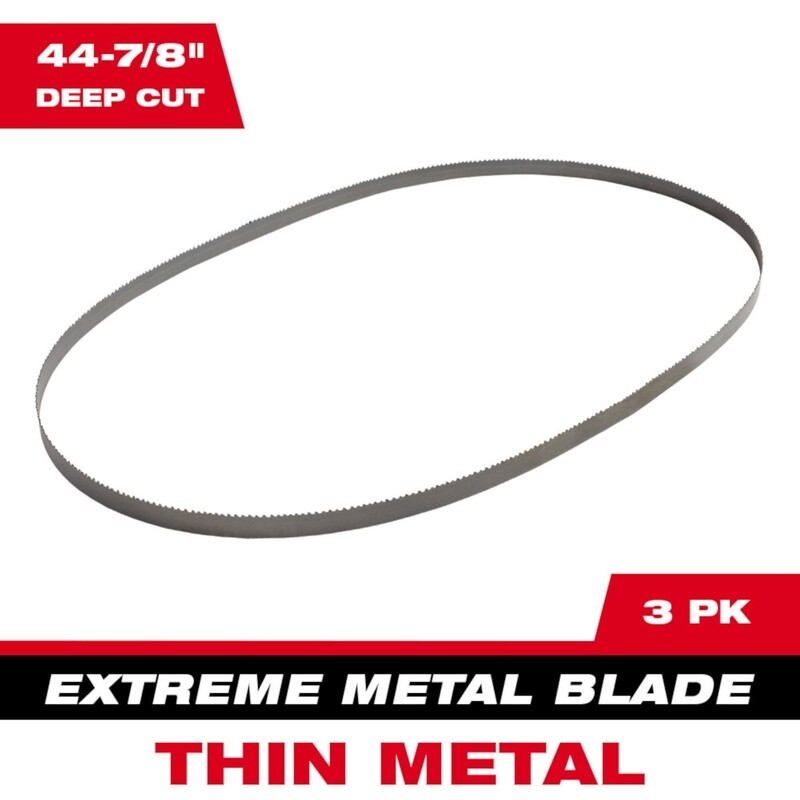 Extreme Thin Metal 12/14 TPI Band Saw Blades 3PK - Deep Cut 48-39-0611