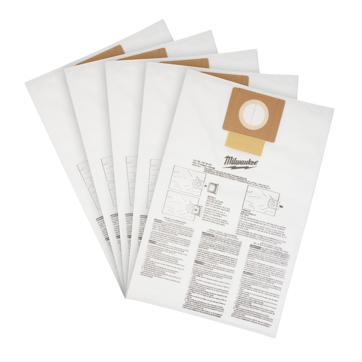 Fleece Dust Bags (5PK) - 6 Gallon 49-90-1979