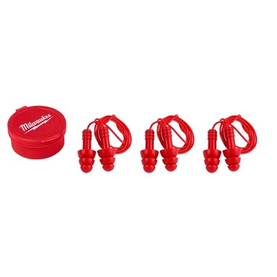 3PK Reusable Corded Earplugs 48-73-3151