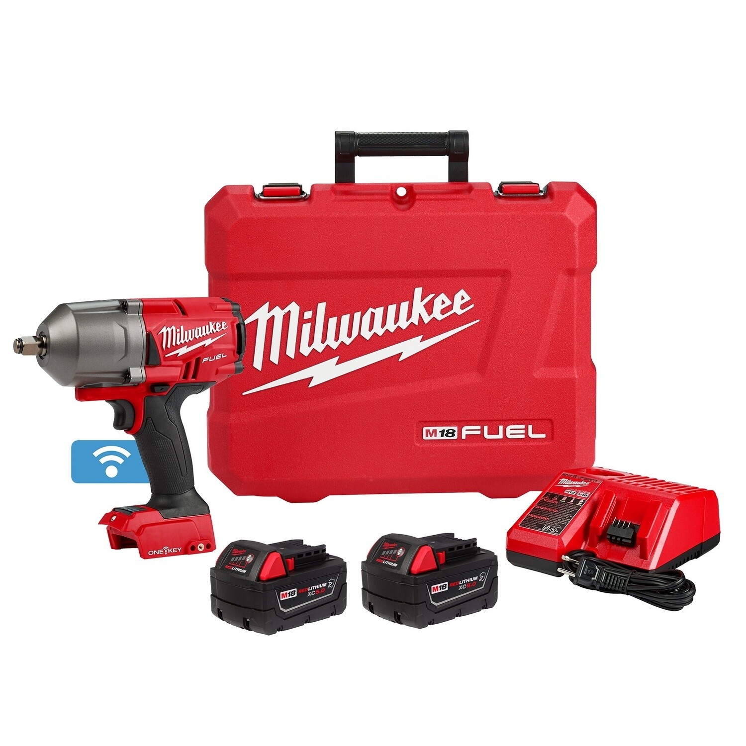 M18 FUEL™ w/ ONE-KEY™ High Torque Impact Wrench 1/2&quot; Friction Ring Kit 2863-22R