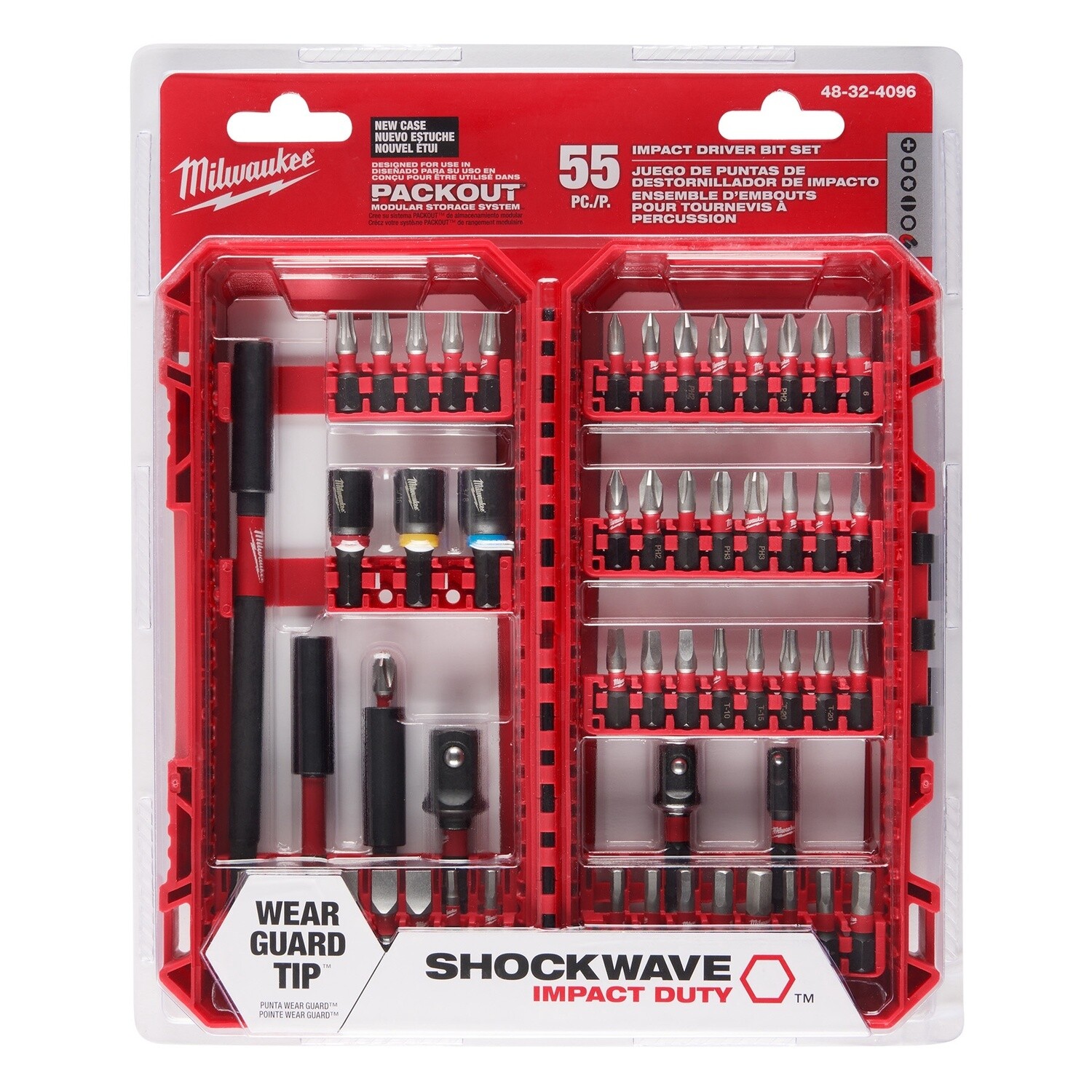 SHOCKWAVE Impact Duty™ Driver Bit Set - 55PC 48-32-4096