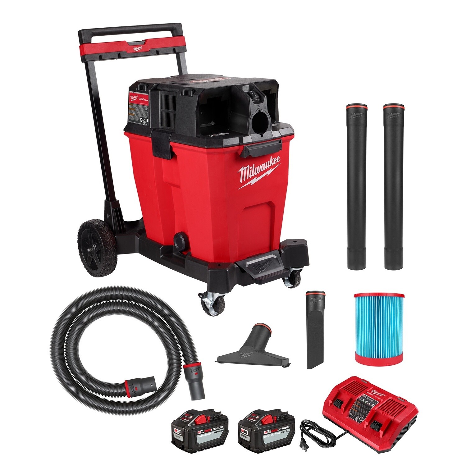 M18 FUEL™ 12 Gallon Dual-Battery Wet/Dry Vacuum Kit 0930-22HD