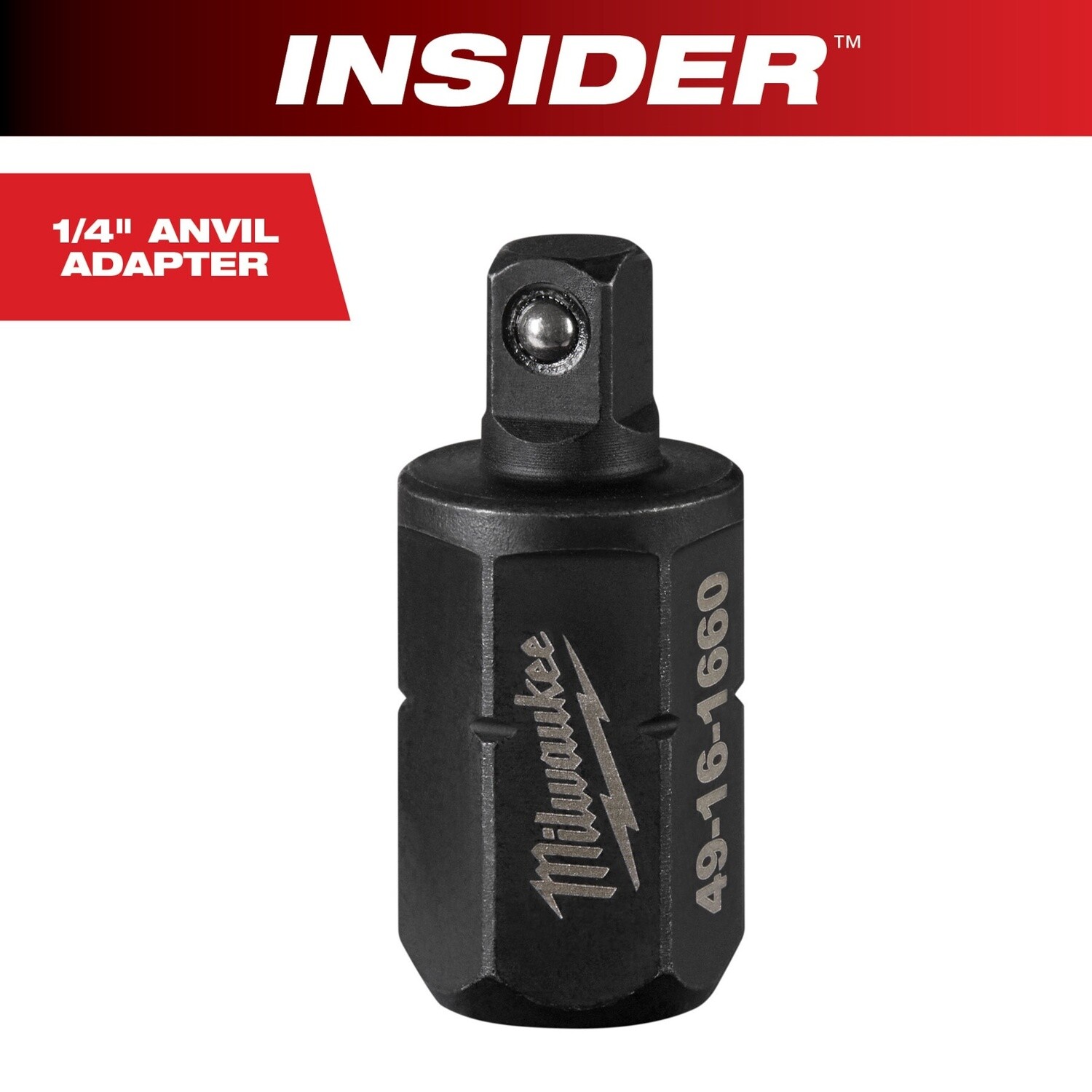 INSIDER™ Box Ratchet 1/4&quot; Anvil Adapter 49-16-1660