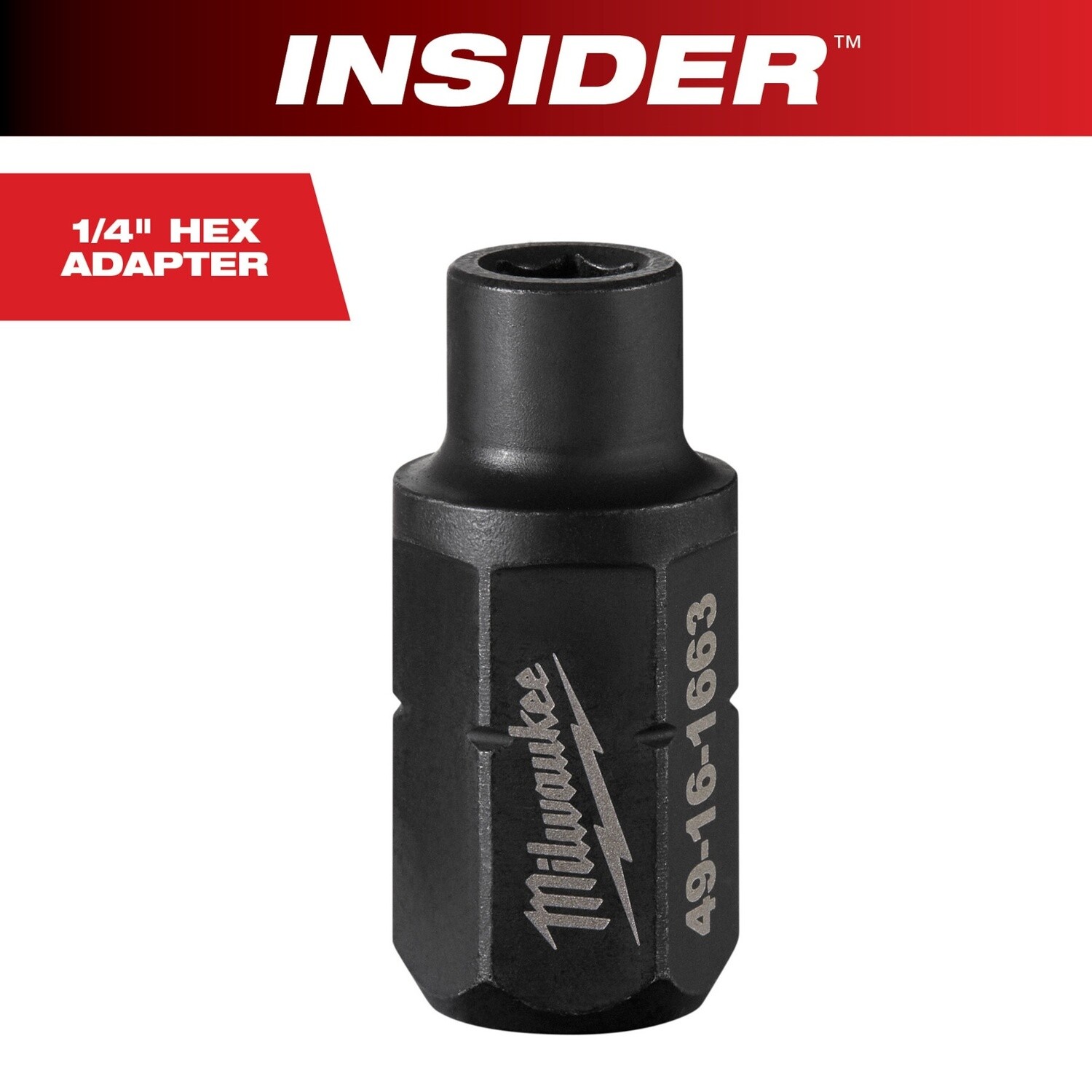 INSIDER™ Box Ratchet 1/4&quot; Hex Adapter 49-16-1663
