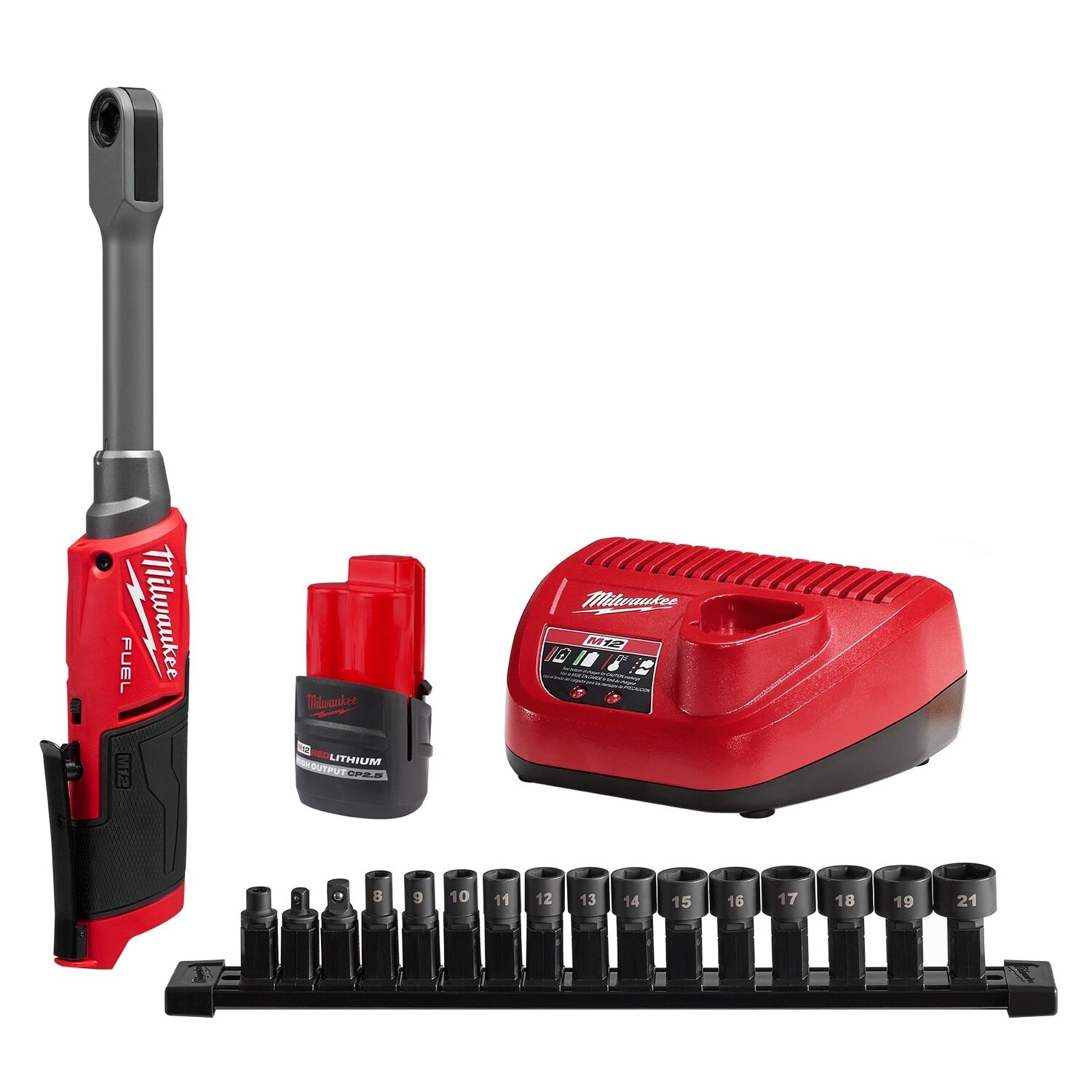 M12 FUEL™ INSIDER™ Extended Reach Box Ratchet Kit 3050-21