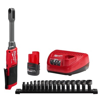 M12 FUEL™ INSIDER™ Extended Reach Box Ratchet Kit 3050-21