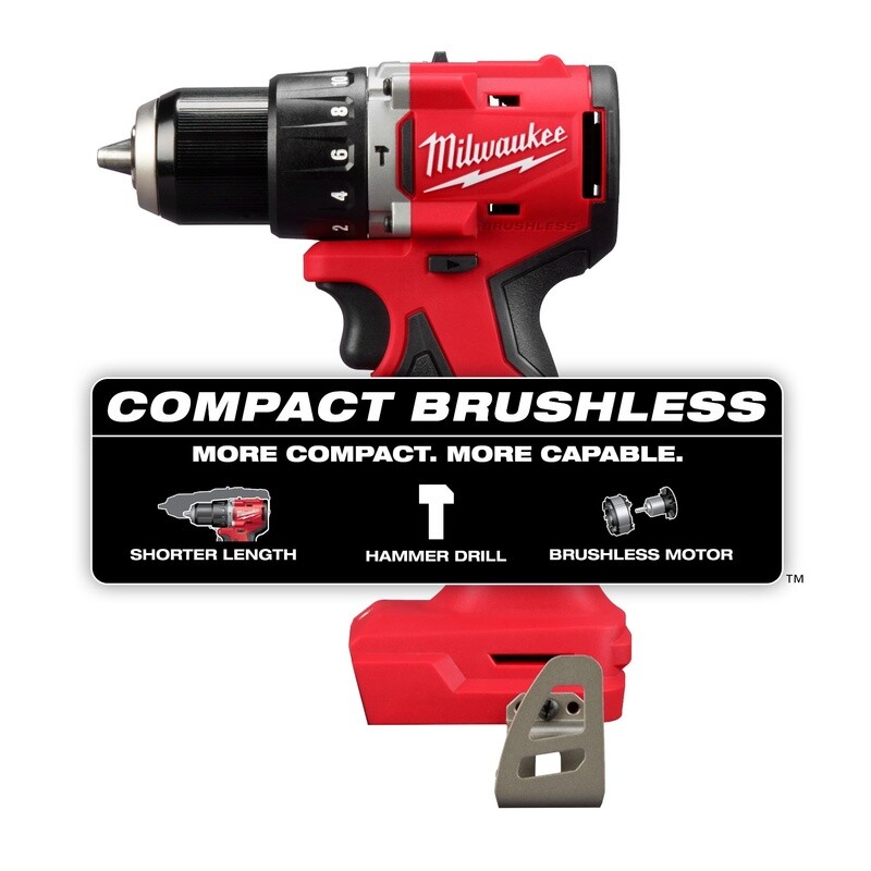 M18™ Compact Brushless 1/2&quot; Hammer Drill/Driver Tool Only 3602-20