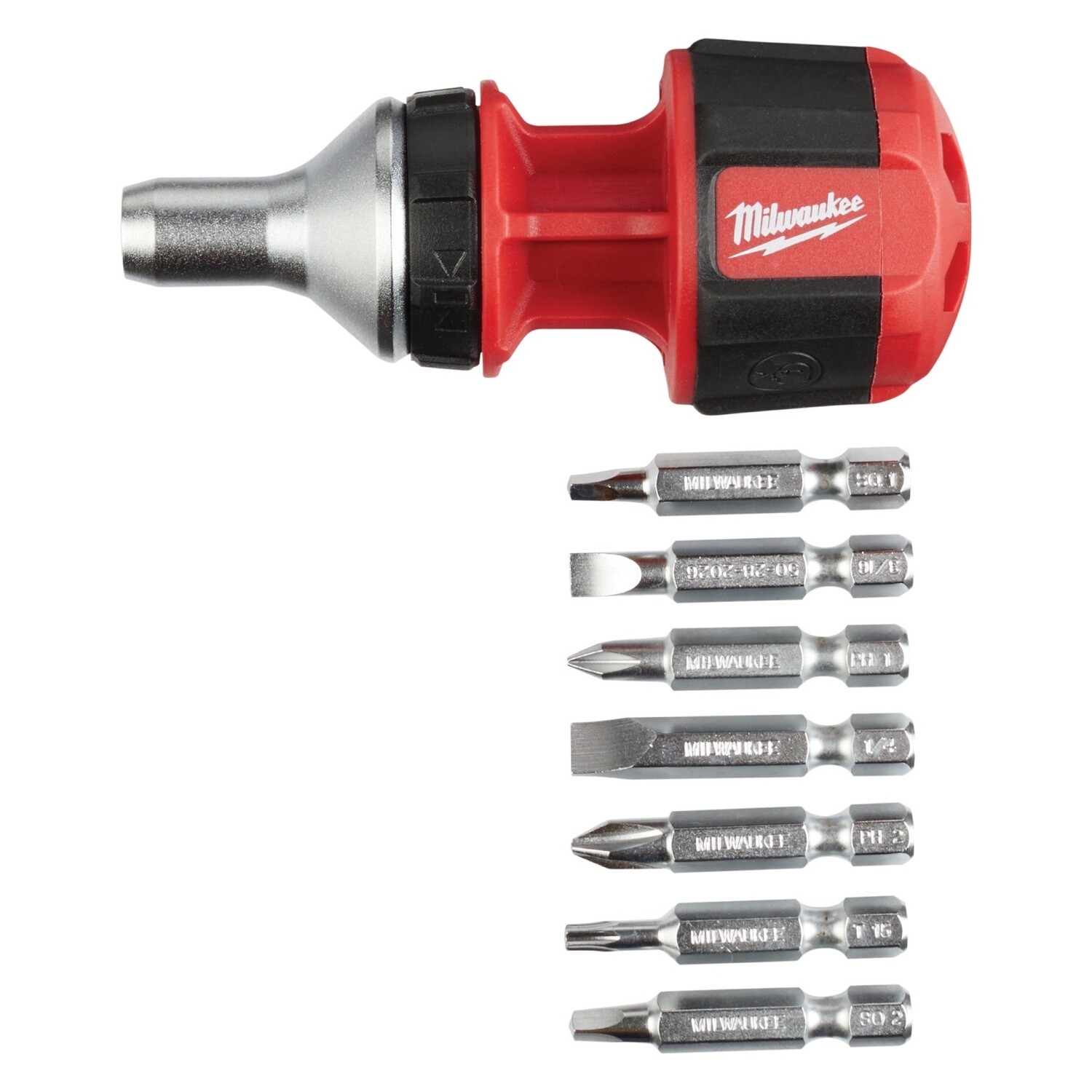 8-in-1 Compact Ratcheting Multi-bit Driver 48-22-2330