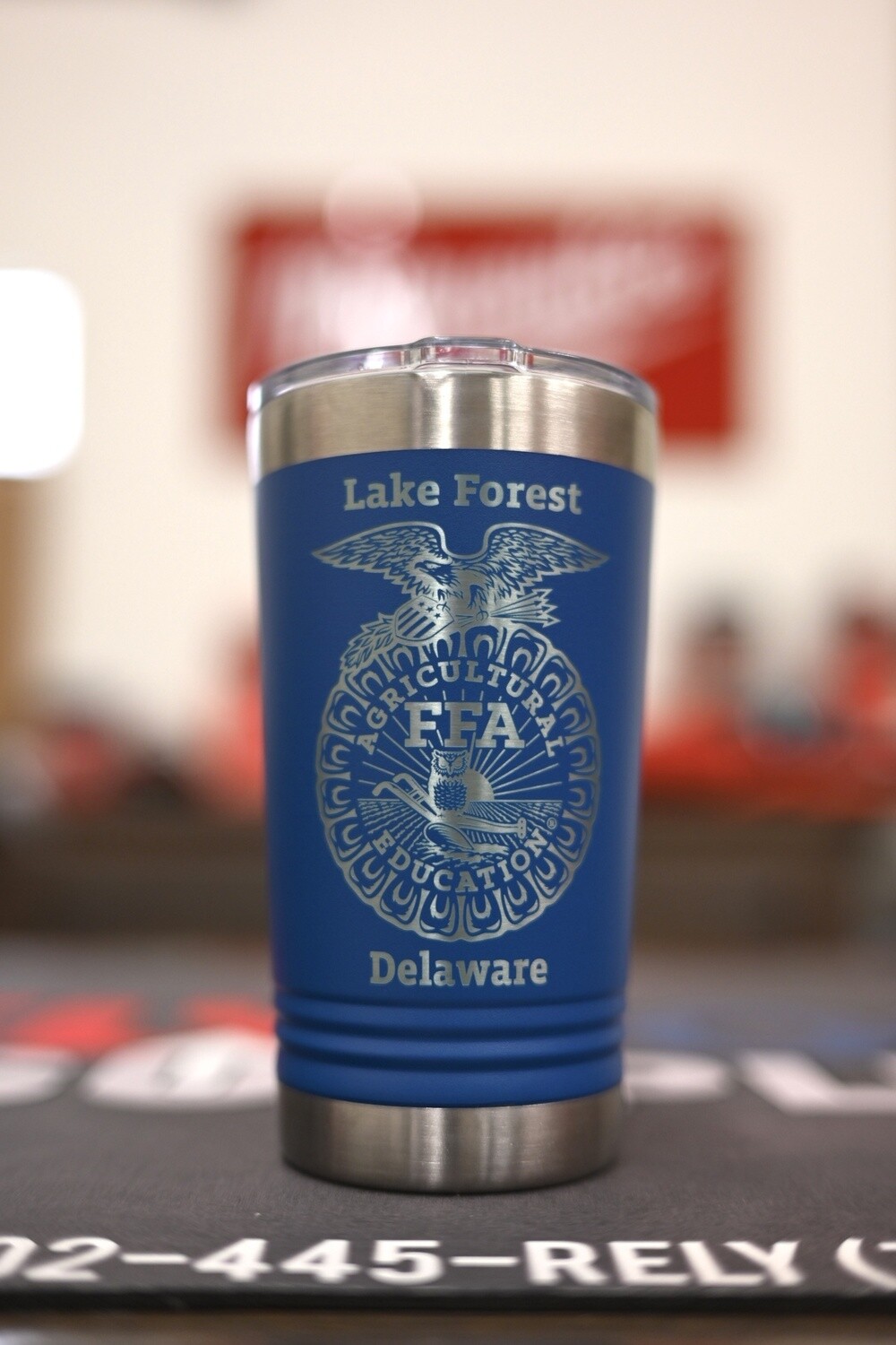 Lake Forest FFA Engraved 16 oz Tumbler