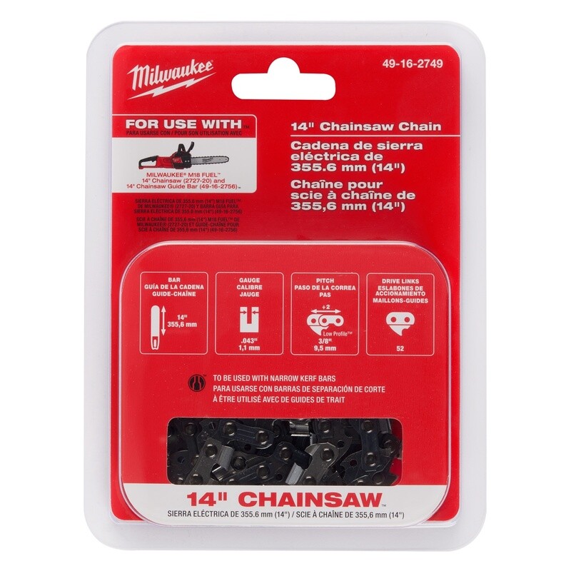 14&quot; Chainsaw Chain (Replacement for 2727-20C) 49-16-2749
