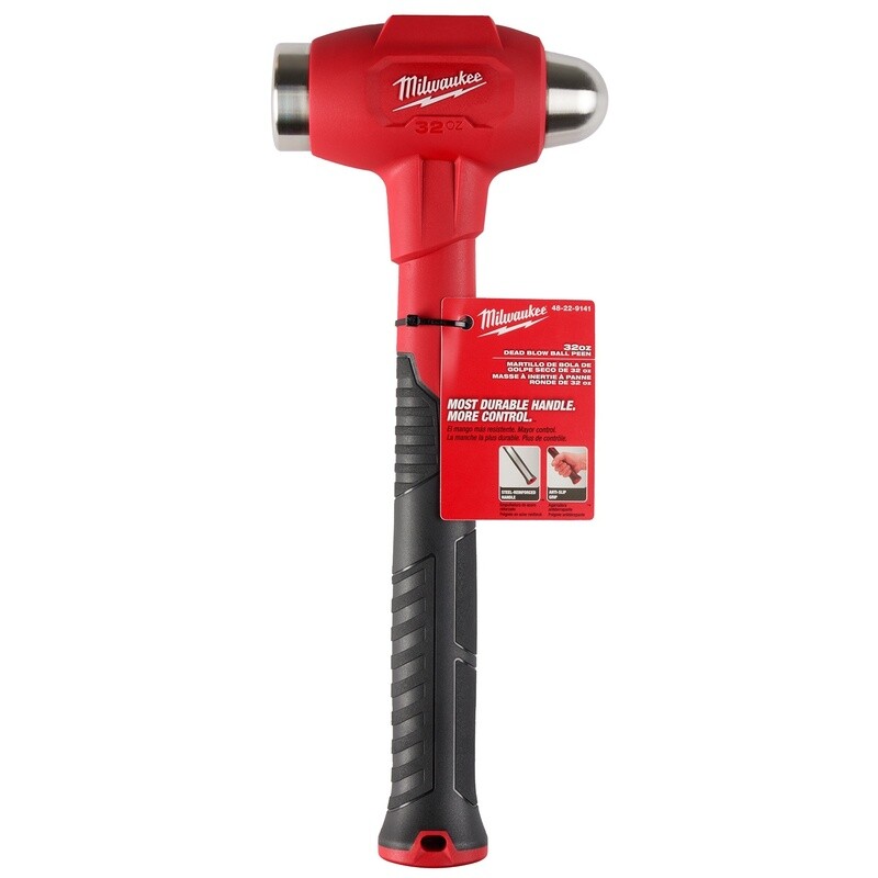 32oz Dead Blow Ball Peen Hammer 48-22-9141