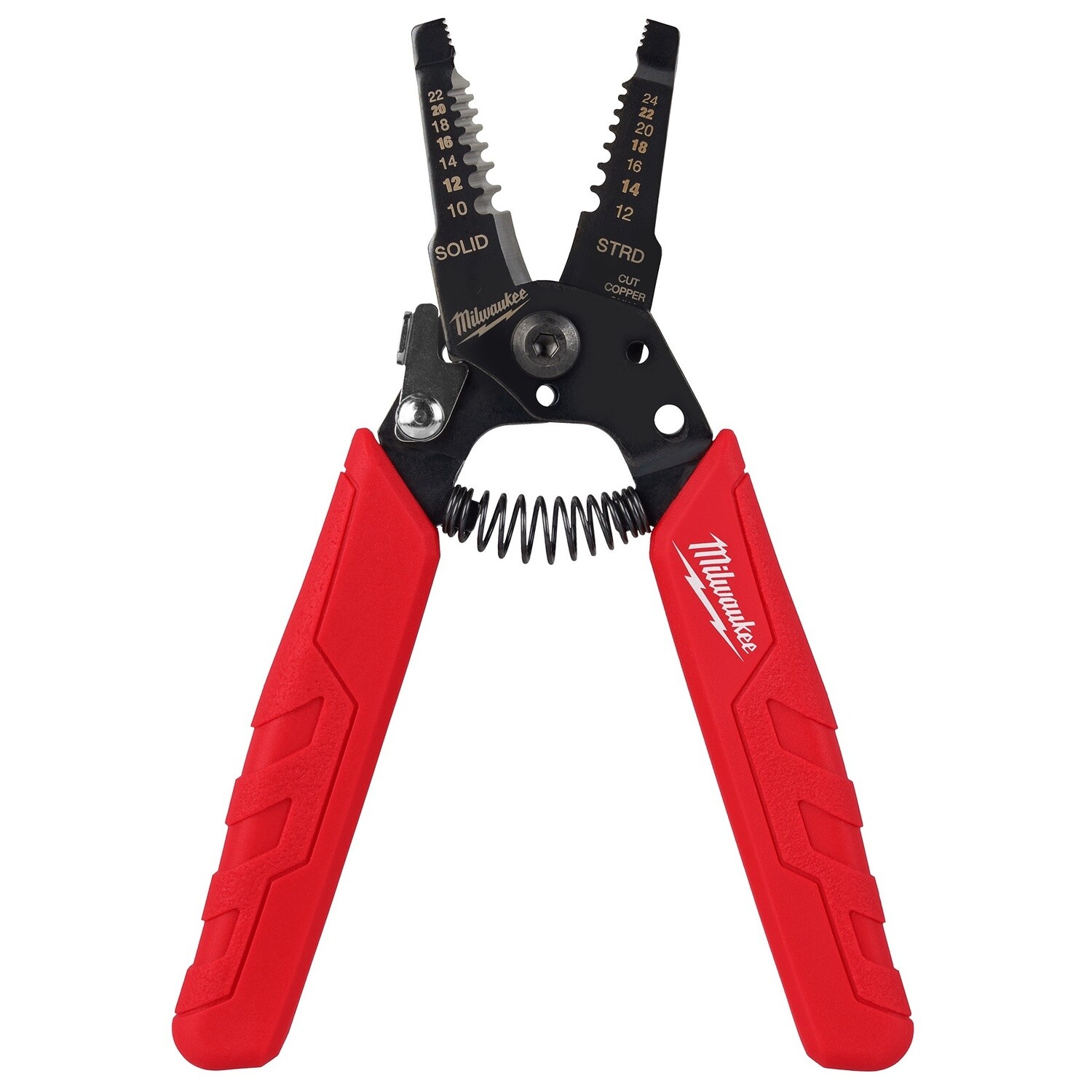 10-24 AWG Compact Comfort Grip Wire Stripper &amp; Cutter 48-22-3044
