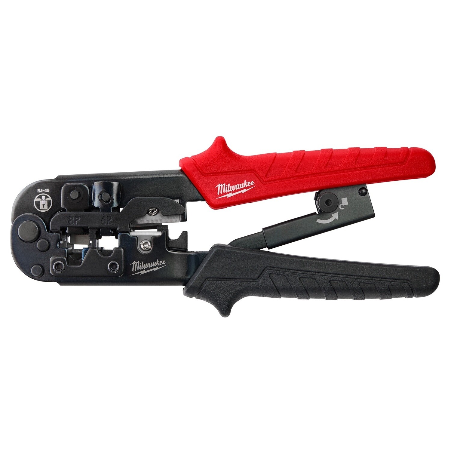Ratcheting Pass-Through Crimper &amp; Stripper 48-22-3074
