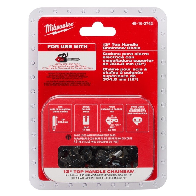 12&quot; Top Handle Chainsaw Chain 49-16-2742