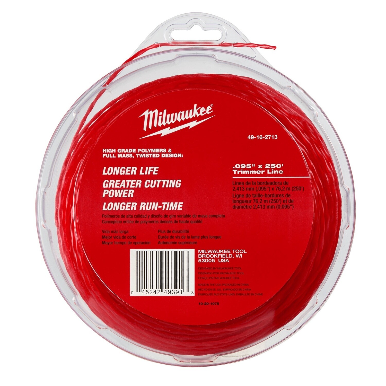 0.095&quot; x 250&#39; Trimmer Line 49-16-2713