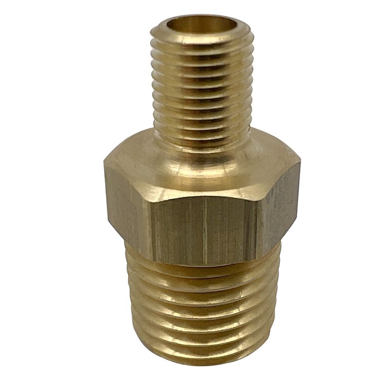 LockNFlate Tire Inflator Adapter, 1/4 NPT (m) to Schrader LNL65196