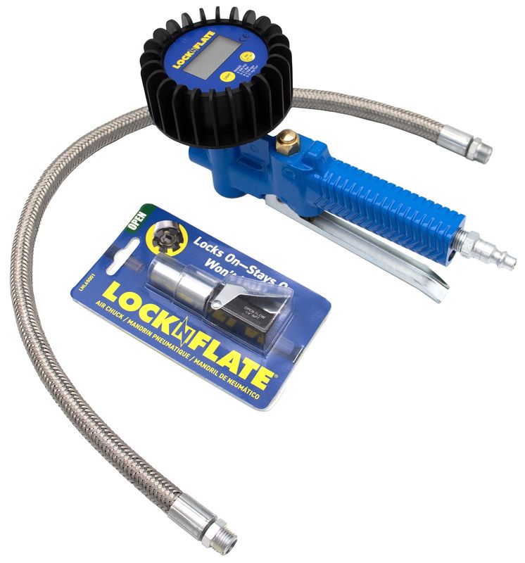 LockNFlate Tire Inflator/Deflator with Digital Gauge LNL65301