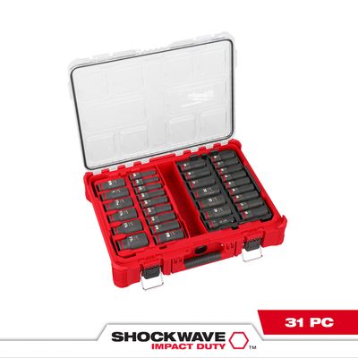 SHOCKWAVE Impact Duty™ Socket 1/2” Dr 31PC PACKOUT Set 49-66-6806