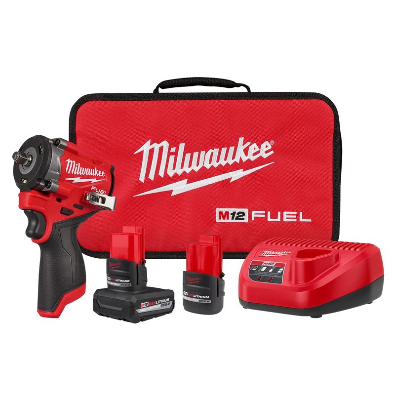 M12 FUEL™ Stubby 3/8&quot; Impact Wrench Gen II 2 battery Kit 2562-22