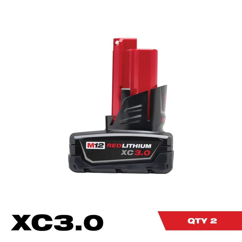 M12 REDLITHIUM™ XC3.0 Battery Two Pack 48-11-2412