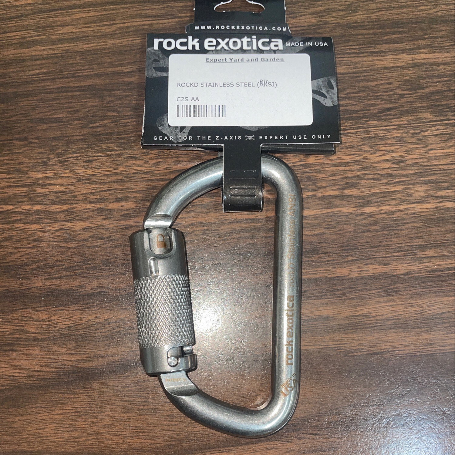 Rock Exotica RockD Stainless Steel Carabiner