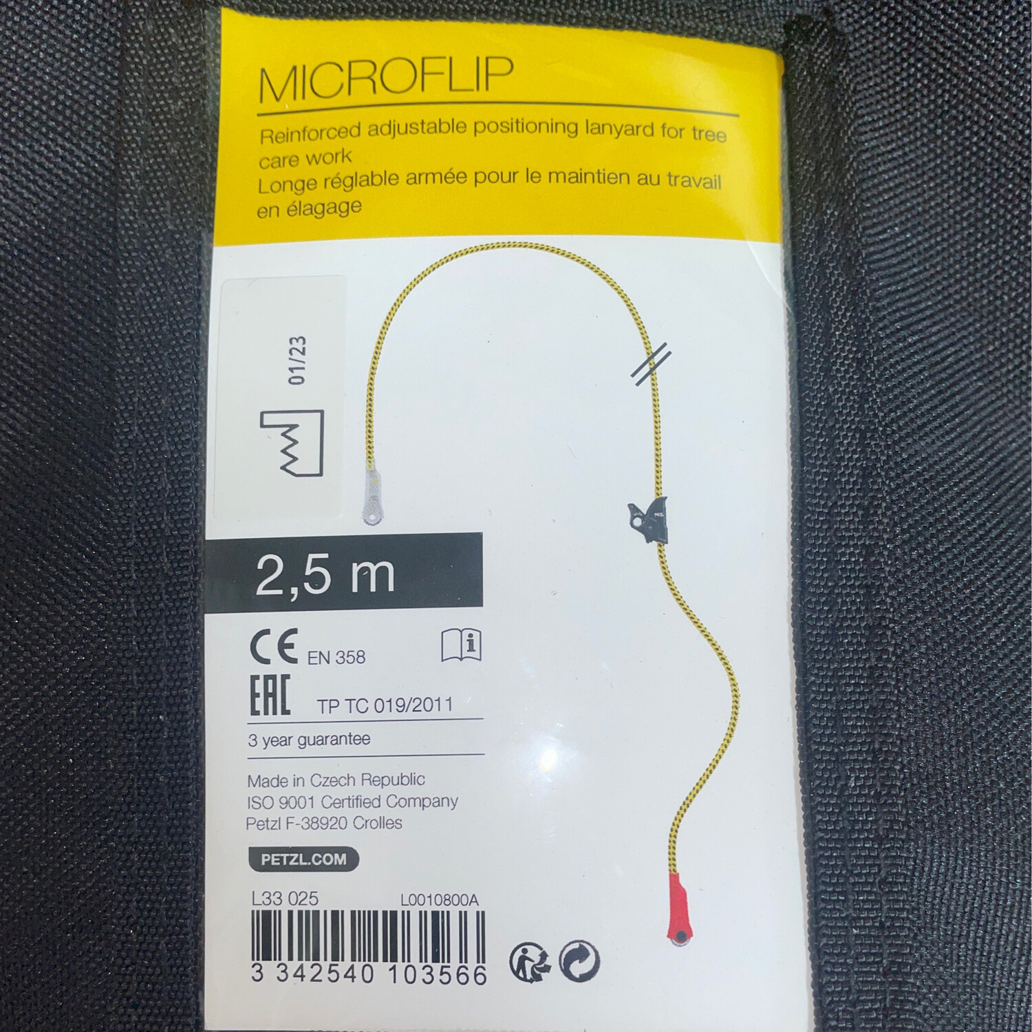 Petzl Microflip Lanyard 2.5 M