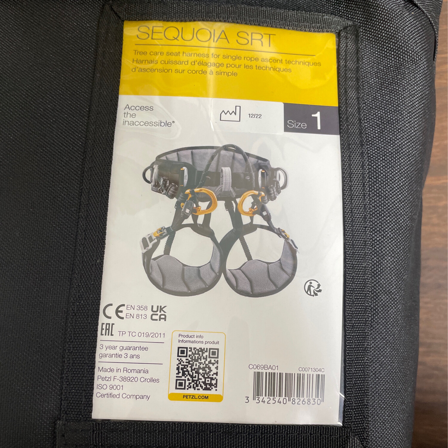 Petzl Sequoia SRT Harness Size 0-2