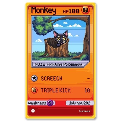 Monkey Card