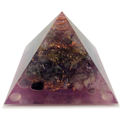 Fluorit CHI Pyramide Stirnchakra 8x8cm Fluorit CHI Pyramide Stirnchakra 8x8cm