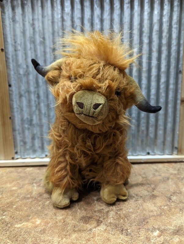 Highland Cow Stuffed Animal Decor