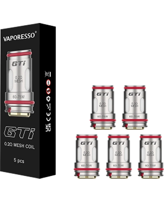 Vaporesso Gti 0.15 75-90w Coils 5 Pack